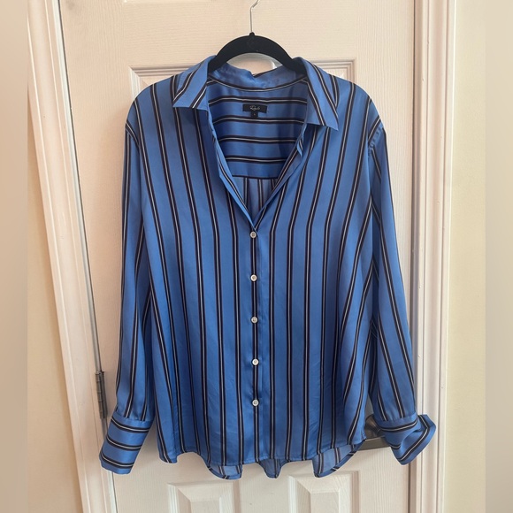 RAILS Dorian Striped Primrose Button Down Shirt Size Large - Picture 5 of 9